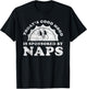 Funny Cute Retro Vintage Naps or Nap T-Shirt - T-Shirt | Black