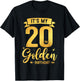 20th Birthday It's My 20th Golden Birthday T-Shirt - T-Shirt | Black