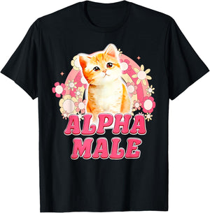 Alpha Male Cat Kitten Funny Women T-Shirt - T-Shirt | Black