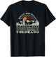 Rocky Mountain National Park Vintage T-Shirt - T-Shirt | Black