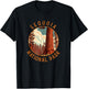 Sequoia National Park Illustration Distressed Circle T-Shirt - T-Shirt | Black