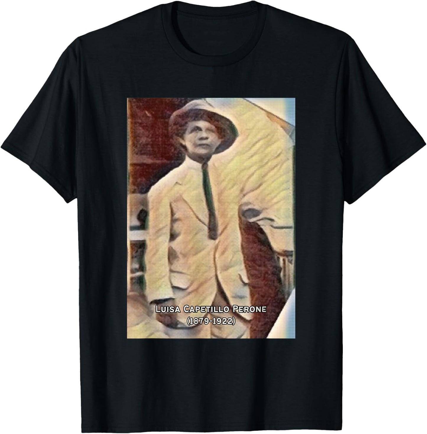 Luisa Capetillo Perone I Boricua I Puerto Rico I Hero T-Shirt - T-Shirt | Black