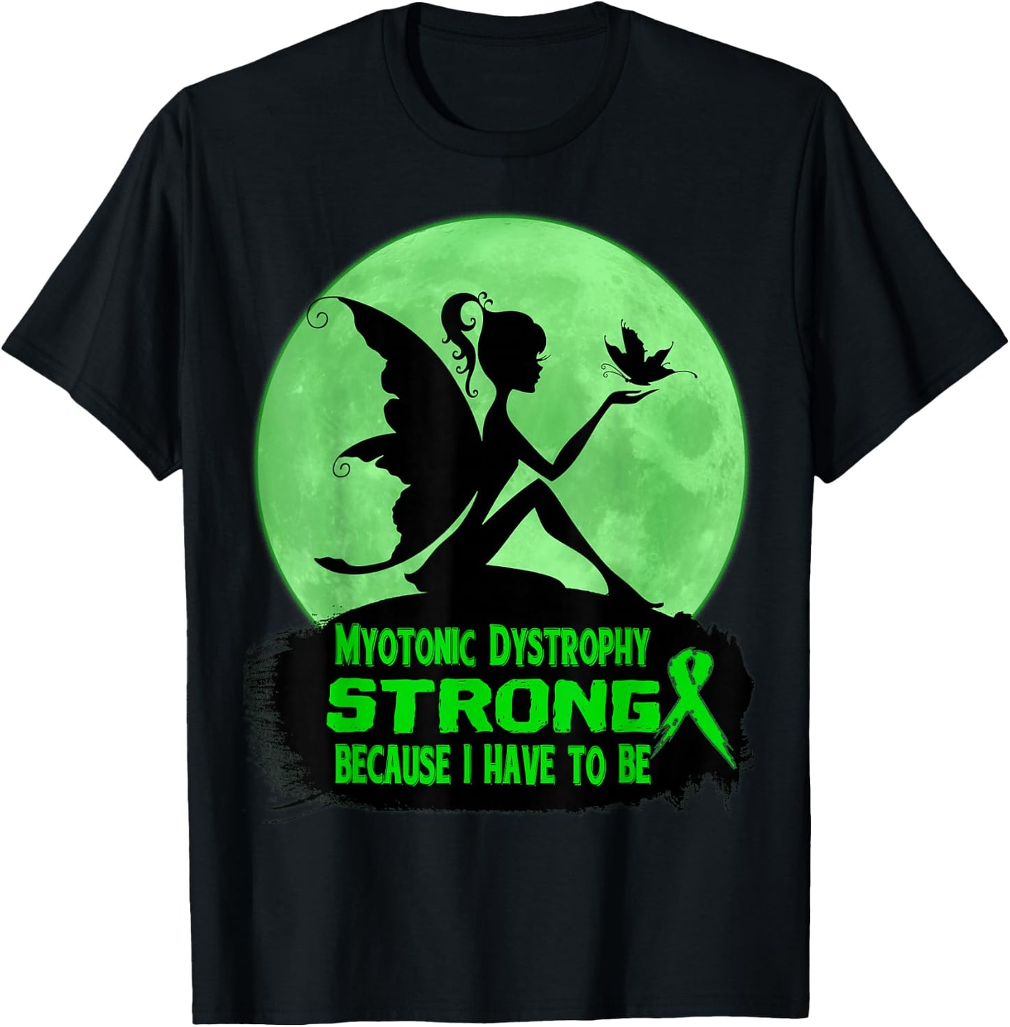 Myotonic Dystrophy Awareness T-Shirt - T-Shirt | Black
