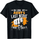 Look My Aunt's Last Nerve Funny Auntie Matching Family T-Shirt - T-Shirt | Black