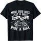 Let A Girl Show You How To Ride A Bike - Biker Motorcycling T-Shirt - T-Shirt | Black
