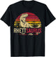 Rhett Saurus Funny Personalized Dinosaur T Rex Name Boy Gift T-Shirt - T-Shirt | Black