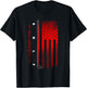 American Flag Golf Apparel - Golfer Golf Women Kids Men T-Shirt - T-Shirt | Black