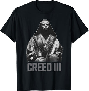 Adonis Creed – Black and White Boxing Robe Creed III T-Shirt - T-Shirt | Black