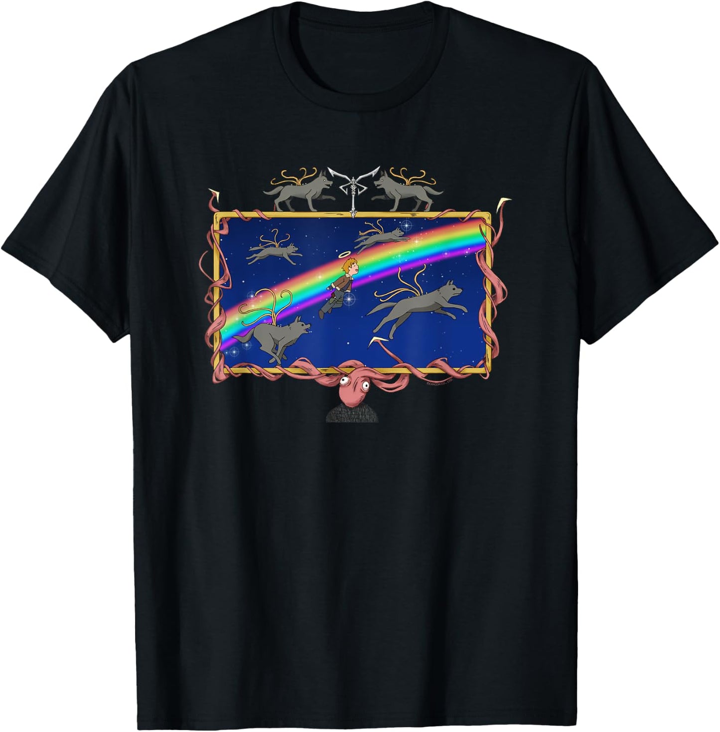 RESIDENT EVIL 4 The Masterpiece Theater "I'm tired" T-Shirt - T-Shirt | Black