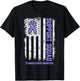 Stomach Cancer Shirts Support Squad Stomach Cancer Awareness T-Shirt - T-Shirt | Black