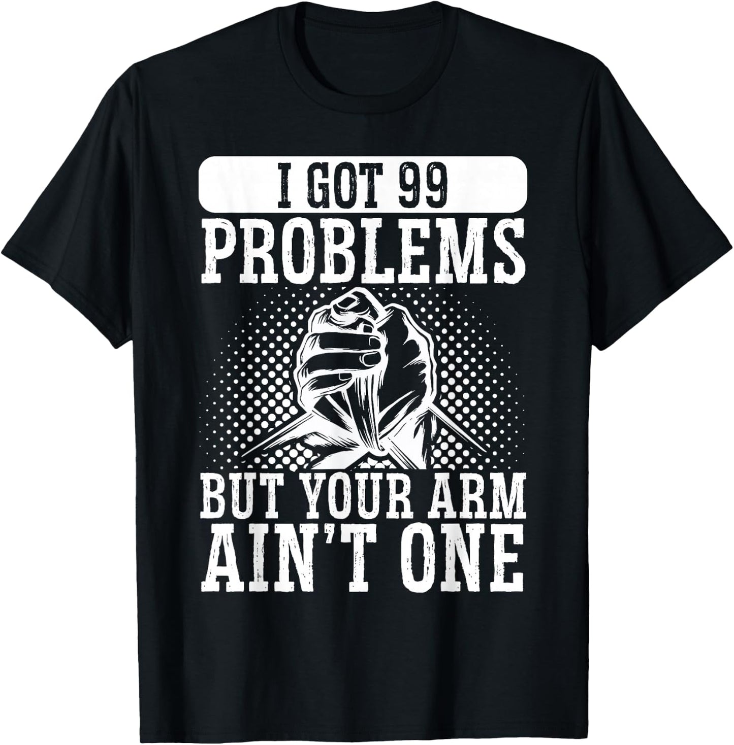 Wrist Turning Arm Wrestling T-Shirt - T-Shirt | Black