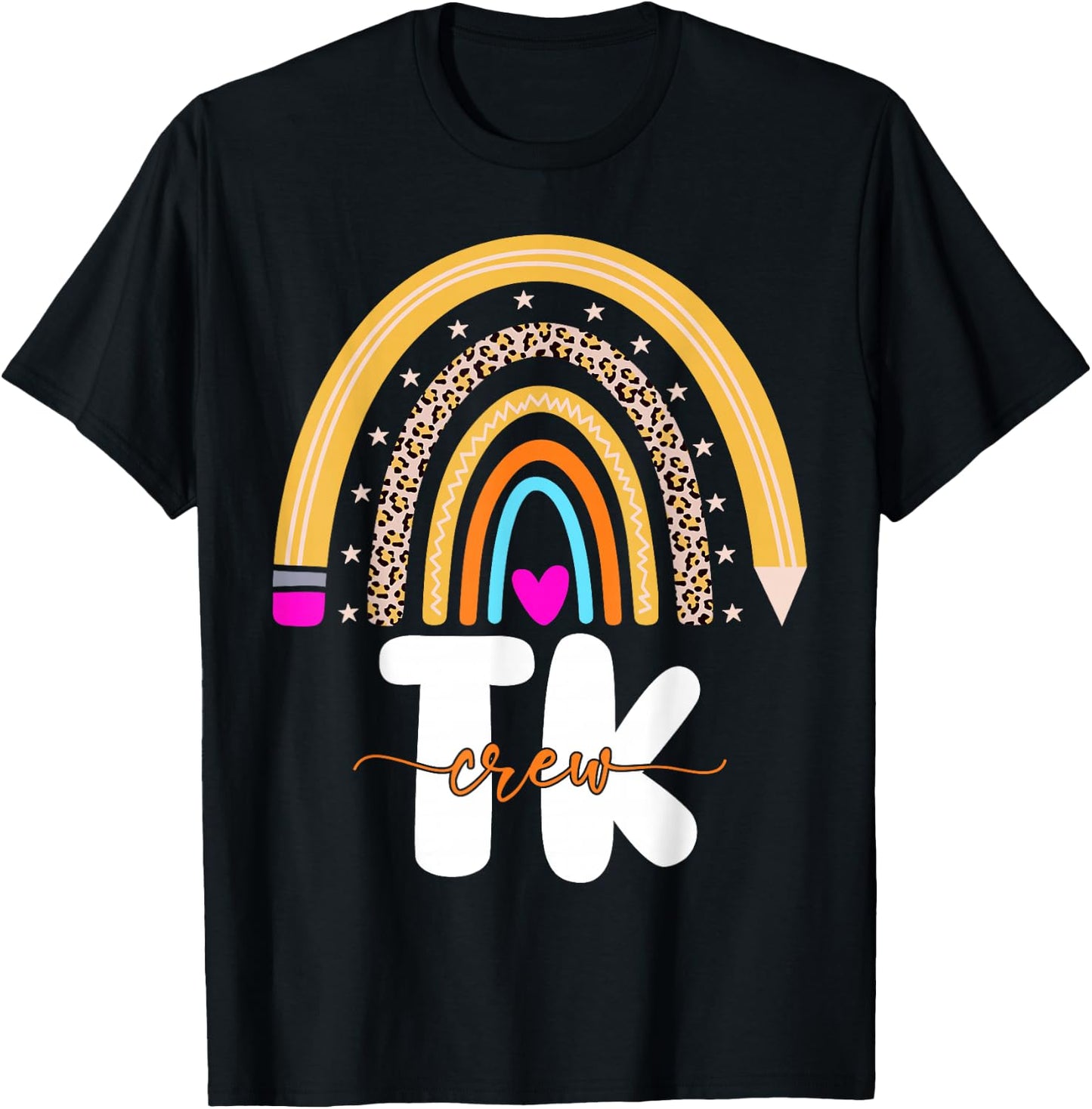 Team TK Transitional Kindergaten TK Crew Squad Teacher Kids T-Shirt - T-Shirt | Black
