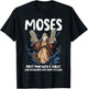 Funny Moses Shirt Christian Humor Bible Gospel Data Cloud T-Shirt - T-Shirt | Black