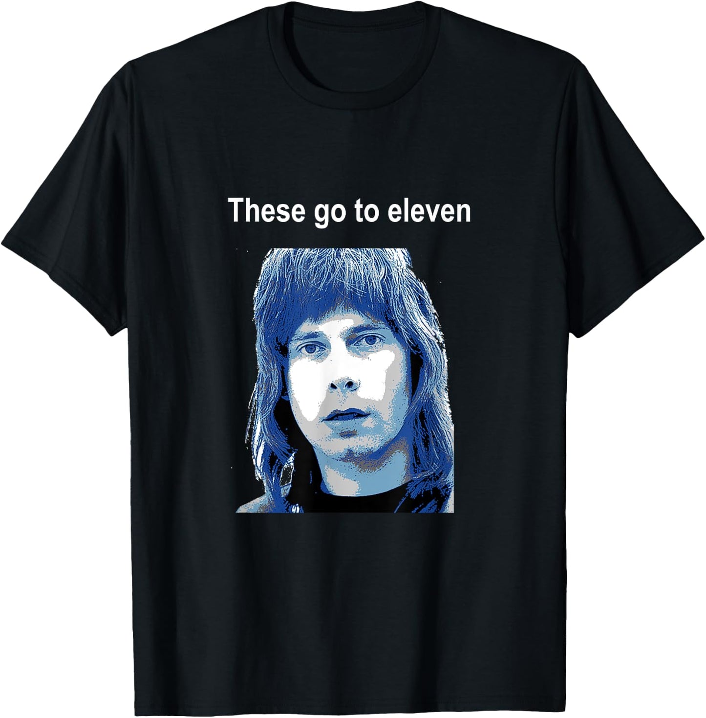 These go to eleven - funny 80s line T-Shirt - T-Shirt | Black