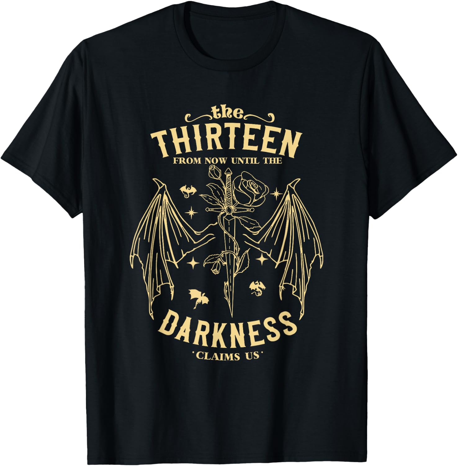 The Thirteen from Now Until The Darkness Claims Us T-Shirt - T-Shirt | Black