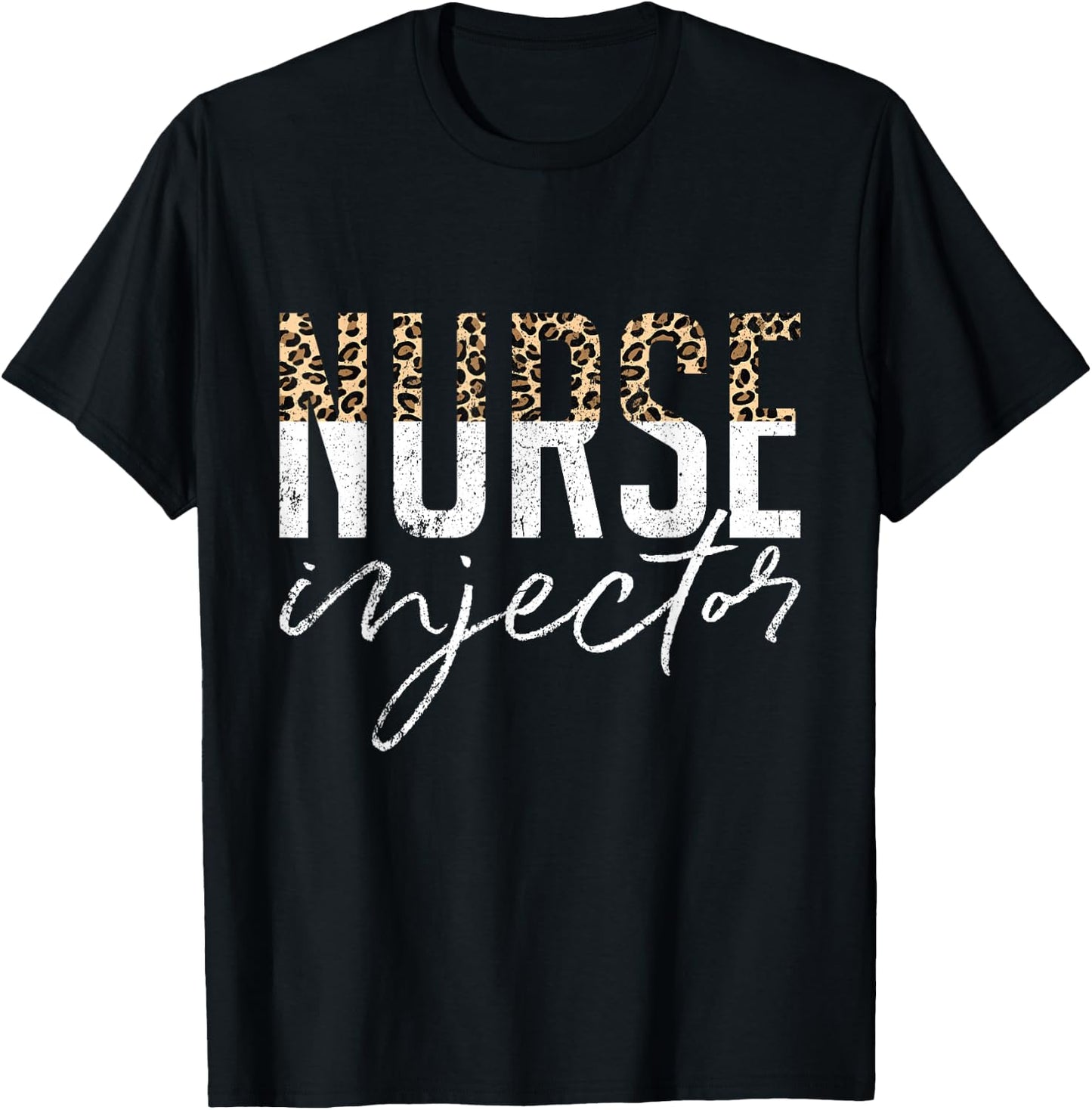 Vintage Nurse Injector Aesthetic Nurse Injector T-Shirt - T-Shirt | Black