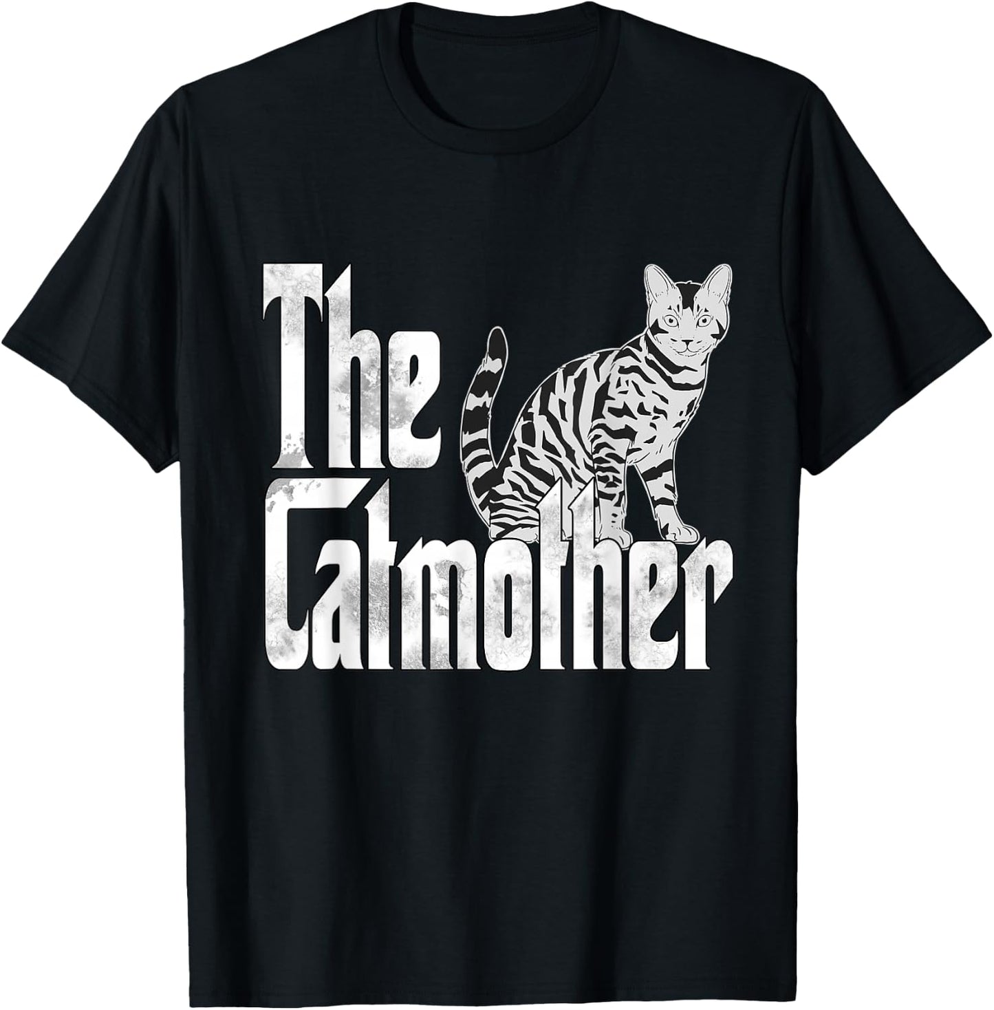 Cat Mom The Catmother Crazy Cat Mother Kitty Mommy T-Shirt - T-Shirt | Black