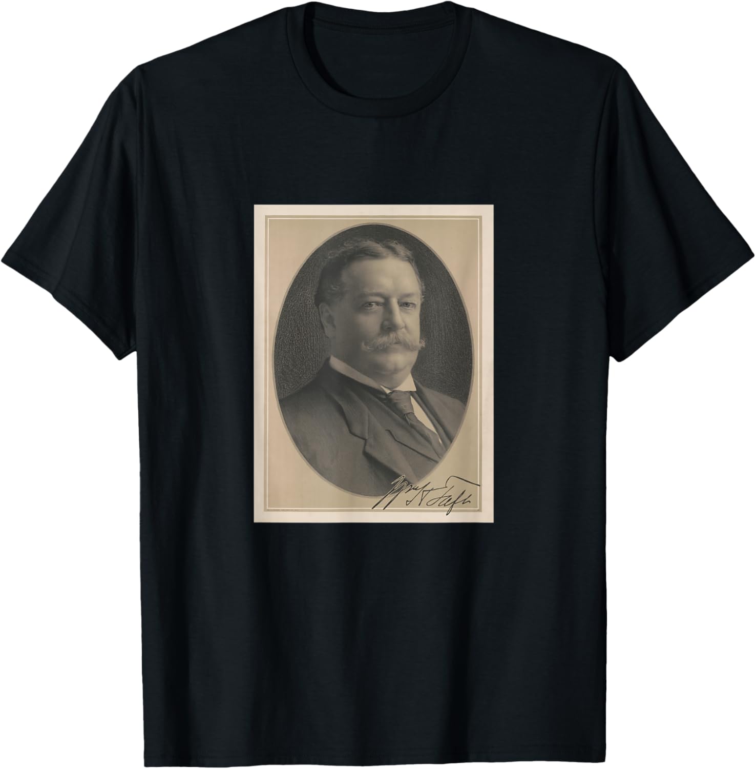 William Howard Taft Vintage Portrait (1910) T-Shirt - T-Shirt | Black