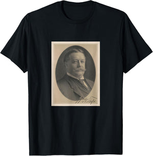 William Howard Taft Vintage Portrait (1910) T-Shirt - T-Shirt | Black