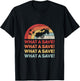 Vintage Retro What A Save Rocket Soccer Car League T-Shirt - T-Shirt | Black