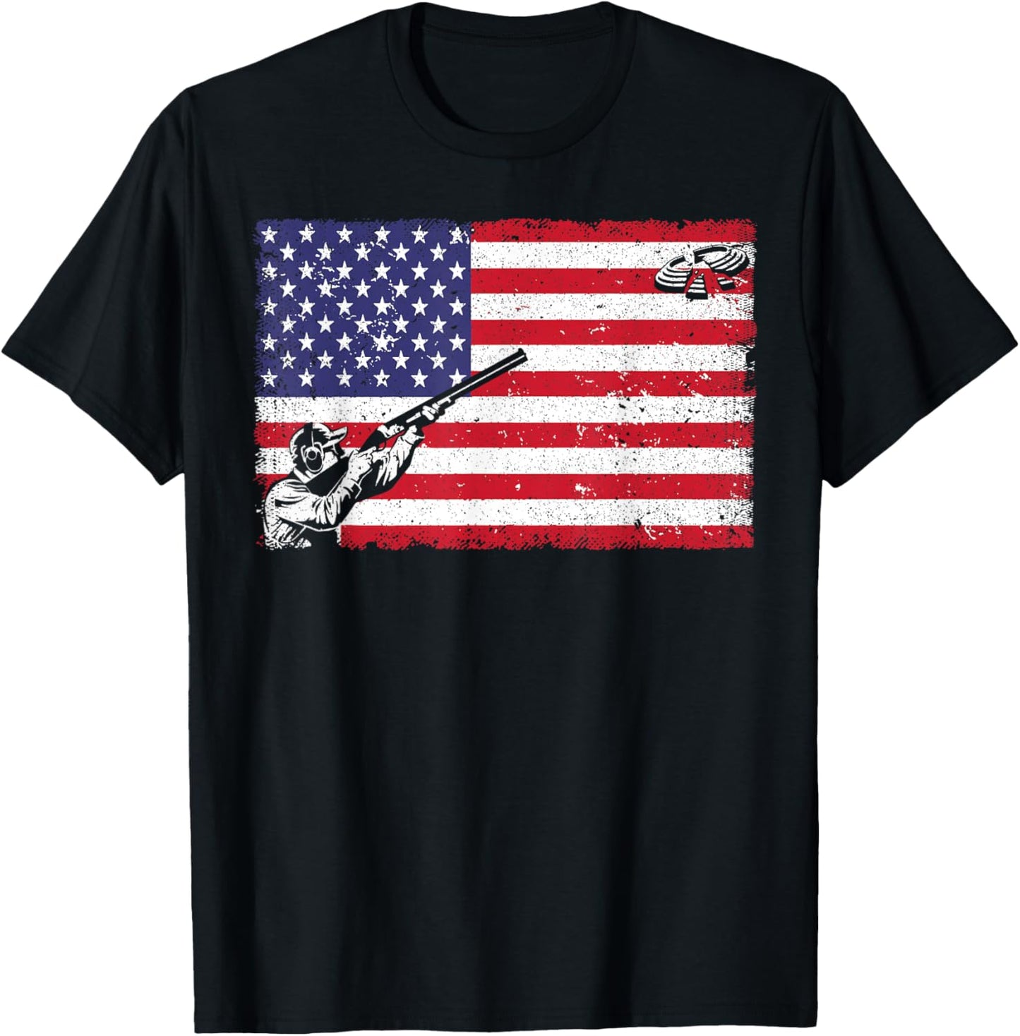 Best Trap Shooting Women Skeet Shooting Clay Target T-Shirt - T-Shirt | Black