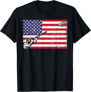 Best Trap Shooting Women Skeet Shooting Clay Target T-Shirt - T-Shirt | Black
