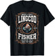 Worlds Finest Lingcod Fisher, Funny Lingcod Fishing T-Shirt - T-Shirt | Black