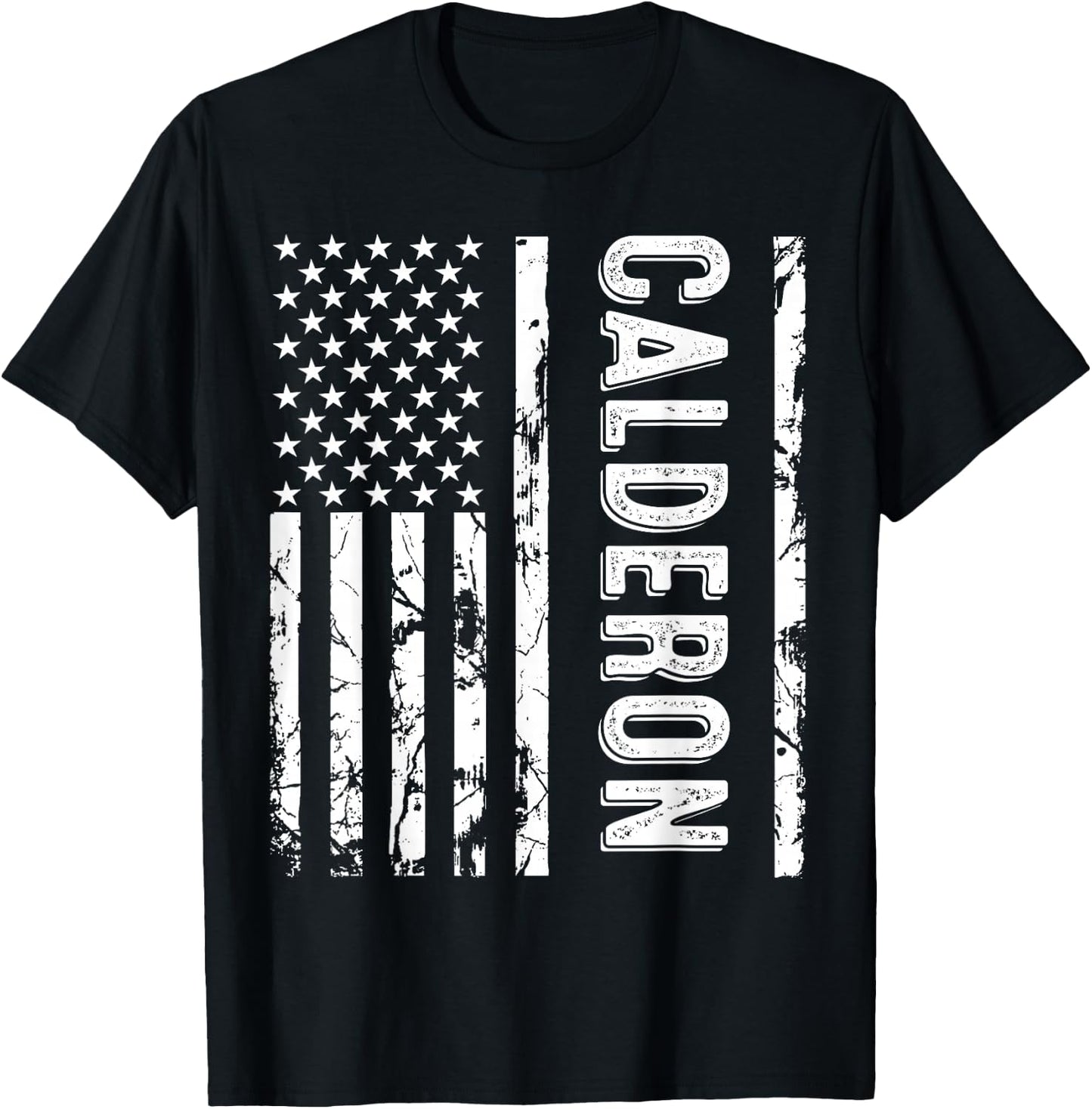 Calderon Last Name Funny Surname Team Family Reunion T-Shirt - T-Shirt | Black