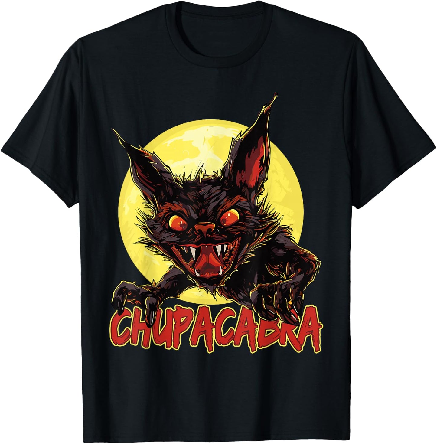 Mythical Monster - cryptid monster Chupacabra T-Shirt - T-Shirt | Black