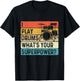 I Play Drums What's Your Superpower - Retro Drummer T-Shirt - T-Shirt | Black