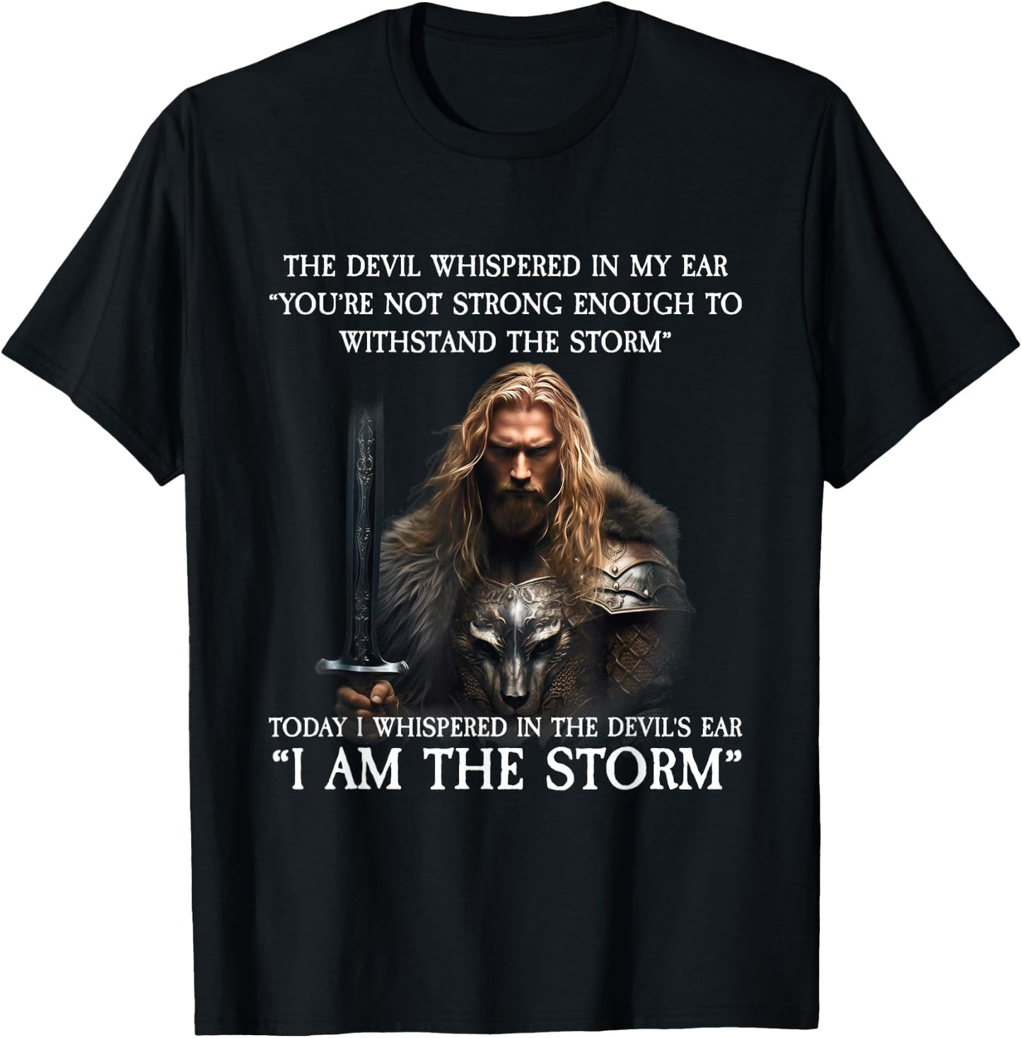 Today I Whispered in the Devil's Ear T-Shirt - T-Shirt | Black