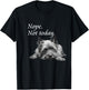 Adorable Cairn Terrier Nope Not Today - Lazy Dog T-Shirt - T-Shirt | Black