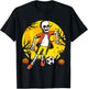 Soccer Halloween Skeleton Funny Football Halloween Soccer T-Shirt - T-Shirt | Black