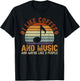 I Like Coffee And Music And Maybe Like 3 People T-Shirt - T-Shirt | Black