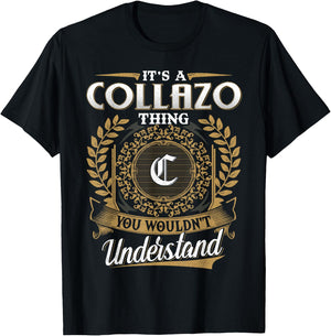 COLLAZO Family - Last Name COLLAZO Surname Personalized T-Shirt - T-Shirt | Black