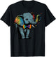 Cute Elephant Lover Animal on Elephant T-Shirt - T-Shirt | Black