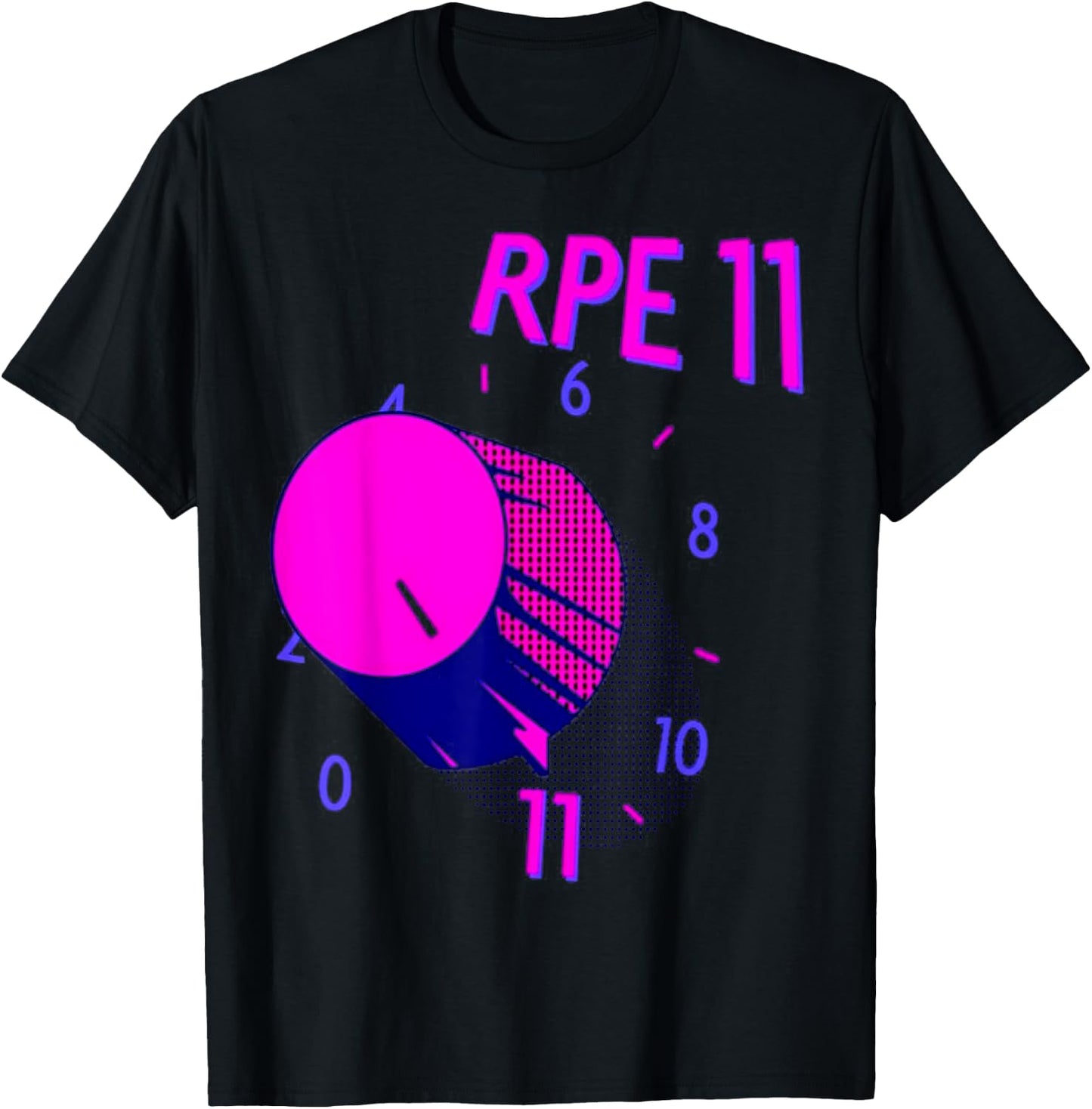 Funny RPE 11 Weightlifting Bodybuilding Fitness Gym Workout T-Shirt - T-Shirt | Black