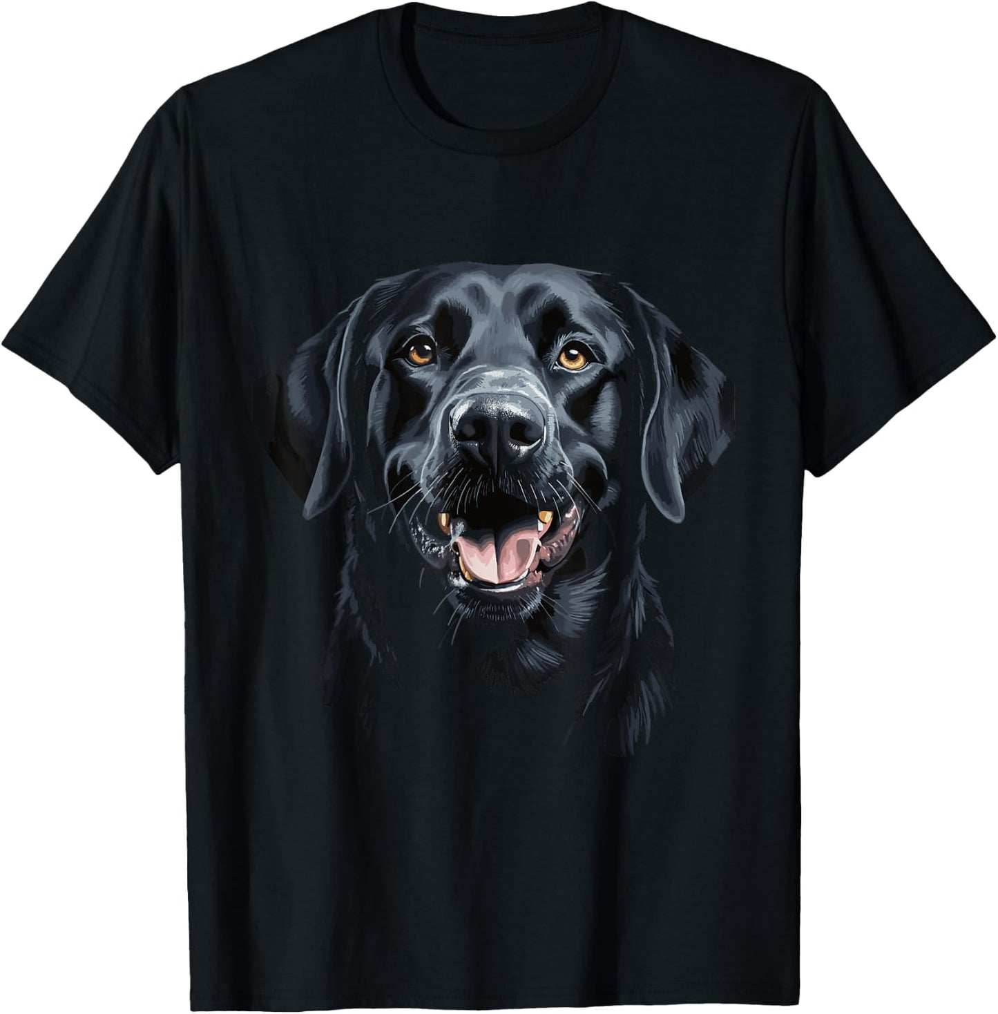 Black Labrador Retriever Love Labrador Mum Dad Chocolate T-Shirt - T-Shirt | Black