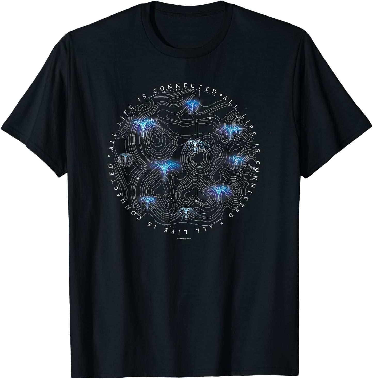 Avatar Pandora Woodsprites All Life is Connected T-Shirt - T-Shirt | Black