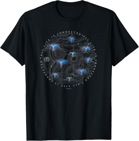 Avatar Pandora Woodsprites All Life is Connected T-Shirt - T-Shirt | Black