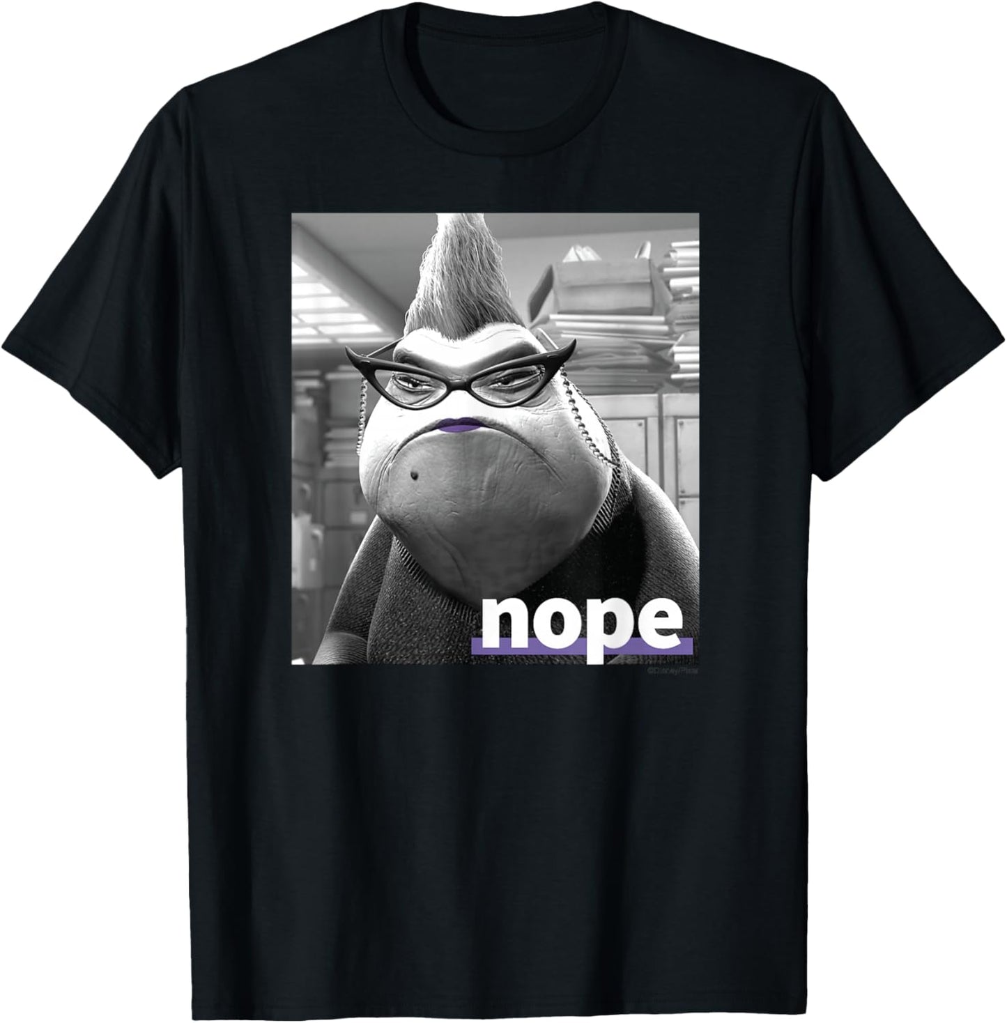 Disney and Pixar’s Monsters, Inc. Roz Nope Quote T-Shirt - T-Shirt | Black