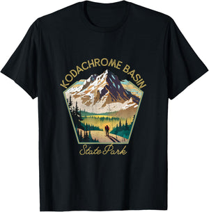 Kodachrome Basin State Park Retro Clothing - Souvenir T-Shirt - T-Shirt | Black