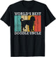 Worlds best Doodle Uncle Golden Doodle Uncle T-Shirt - T-Shirt | Black