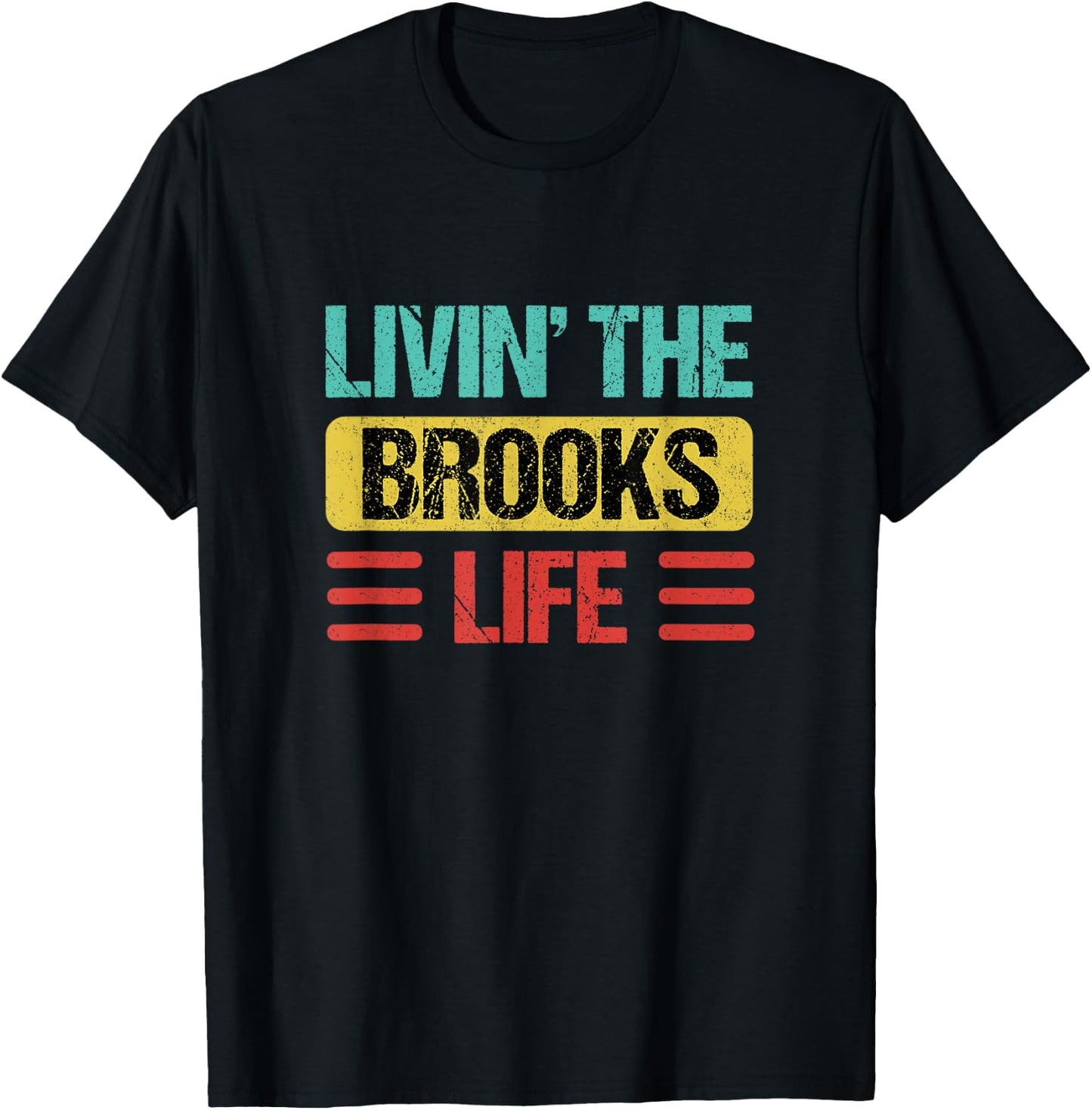 Brooks Name T-Shirt - T-Shirt | Black