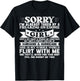 Sorry I'm Already Taken By Freaking Awesome Girl Boyfriend T-Shirt - T-Shirt | Black