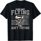 Dirt Track Racing Race Sprint Car Vintage Usa American Flag T-Shirt - T-Shirt | Black