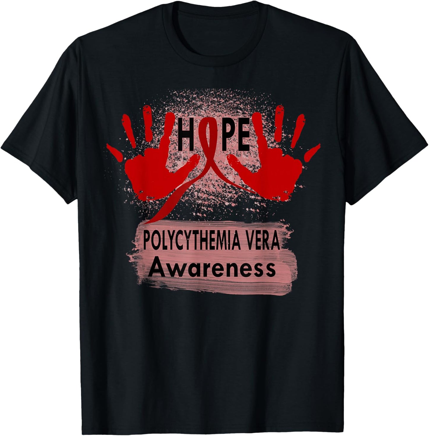 polycythemia vera Awareness T-Shirt - T-Shirt | Black