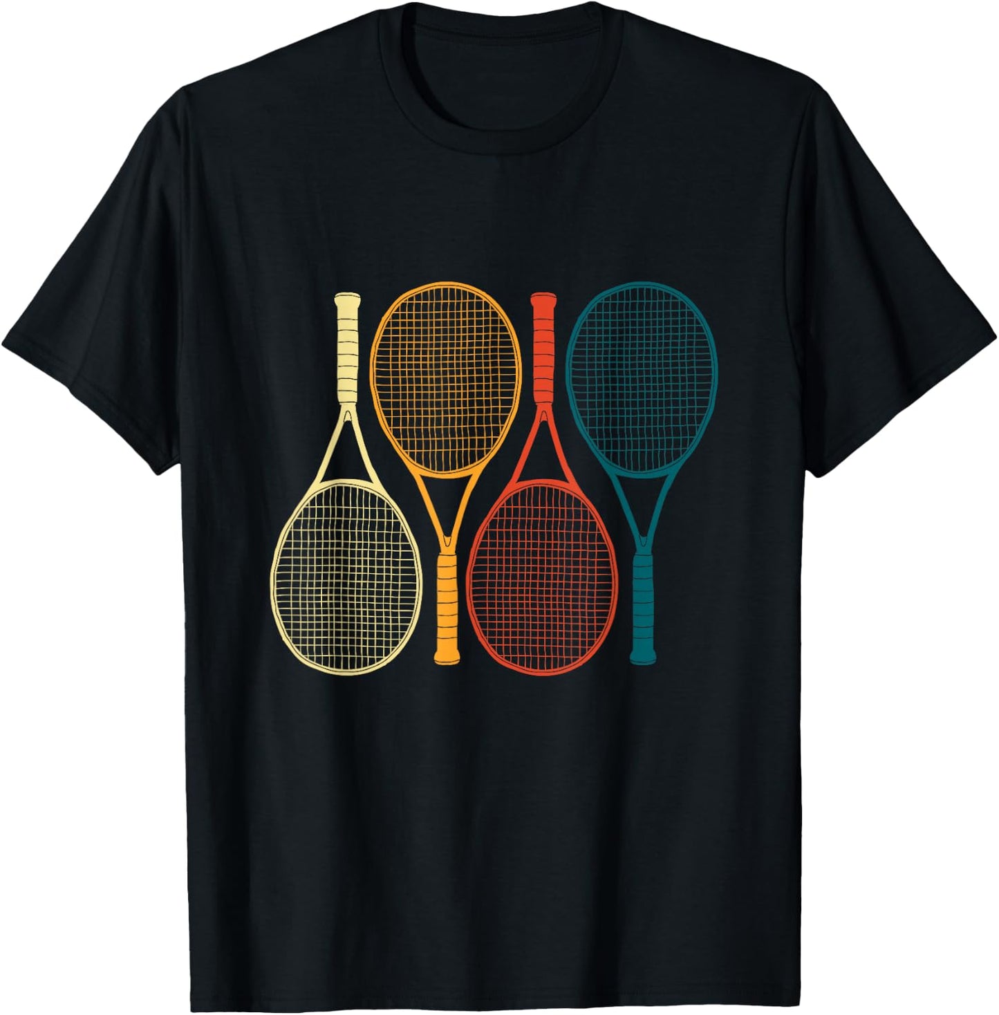 Tennis Apparel - Tennis T-Shirt - T-Shirt | Black