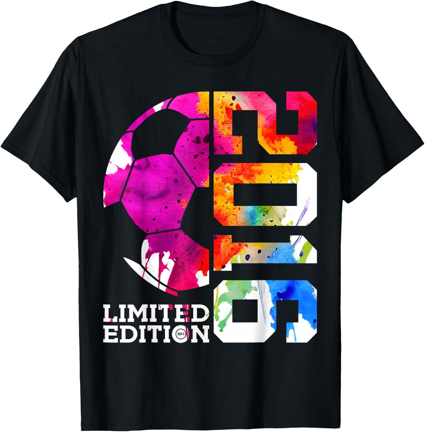 9th Birthday Soccer Limited Edition 2016 T-Shirt - T-Shirt | Black