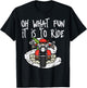 Christmas What Fun Is To Ride Biker Santa Xmas Men Boys Kids T-Shirt - T-Shirt | Black